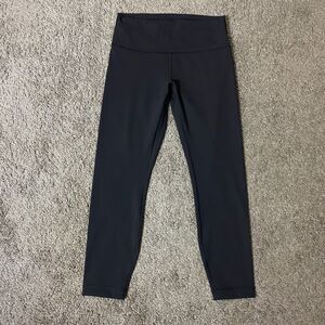Lululemon Size 10 Wunder Train High Rise Tight 25" Black
